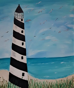 Seaside painting